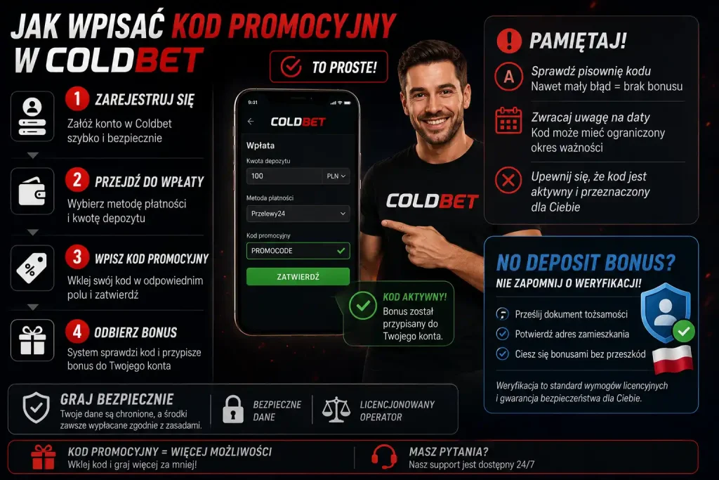 COLDBET JAK WPISAC KOD PROMOCYJNY