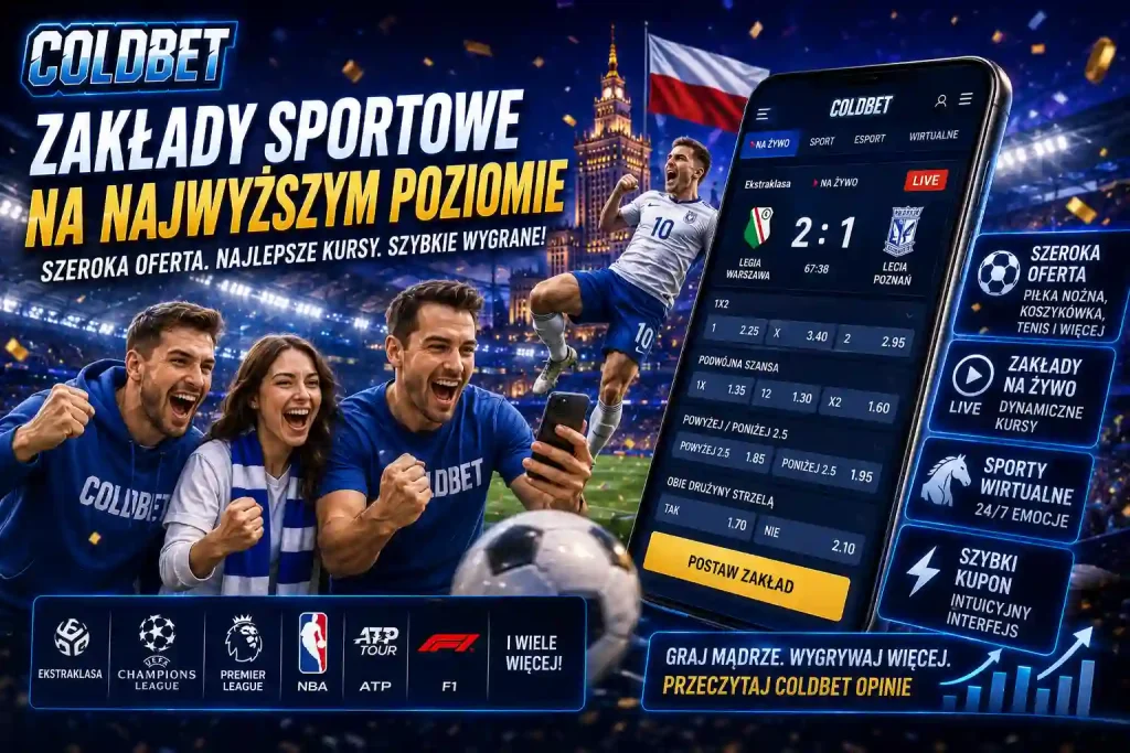 ColdBet ZAKCADY SPORTOWE NA NAJWYZSZYM POZIOMIE